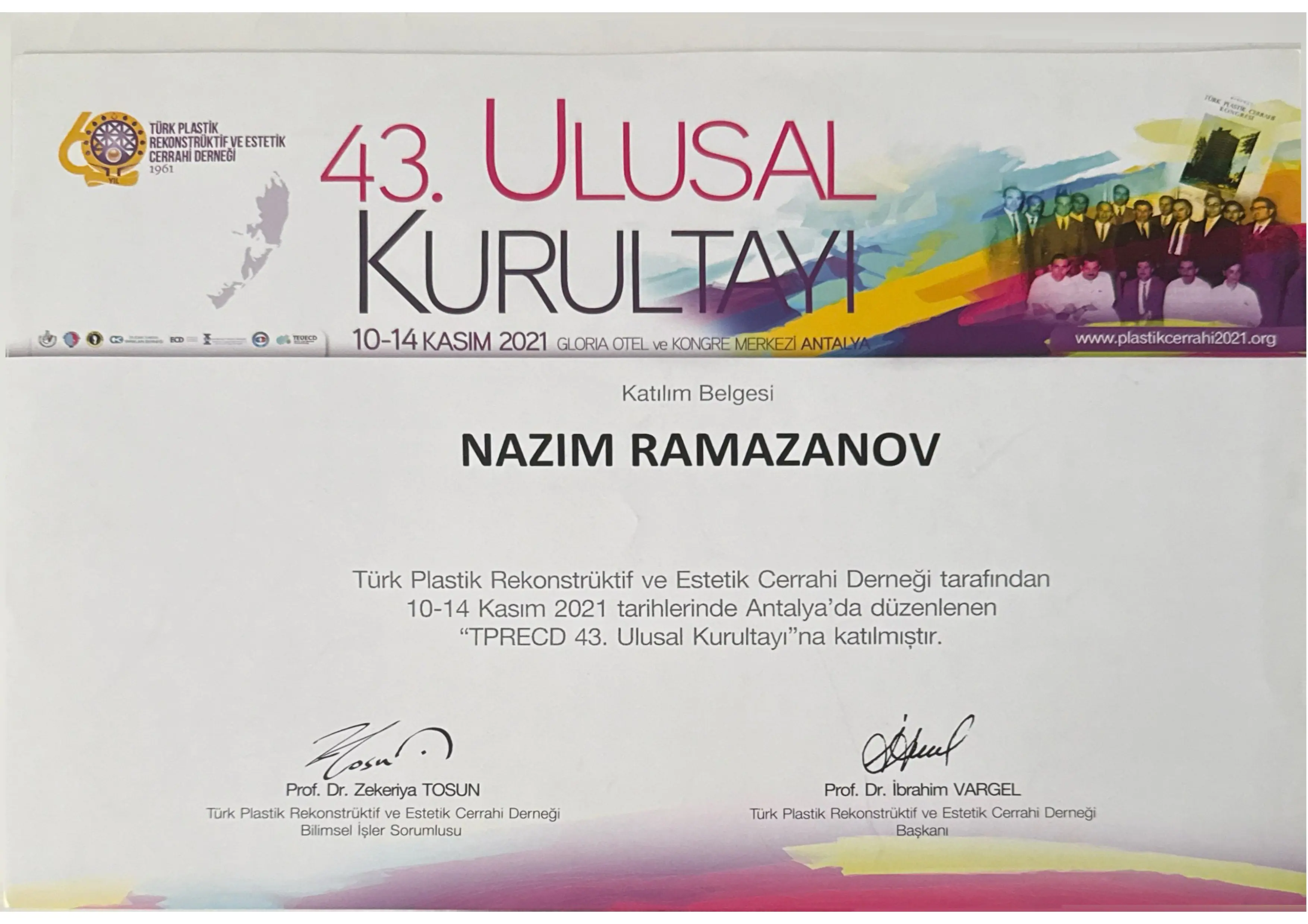 TPRECD 43. Ulusal Kurultayı